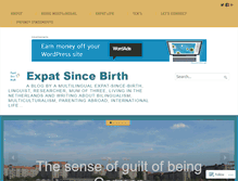 Tablet Screenshot of expatsincebirth.com